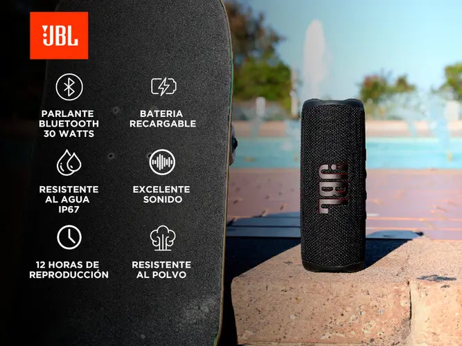 JBL Flip 6- Altavoz Bluetooth Portátil